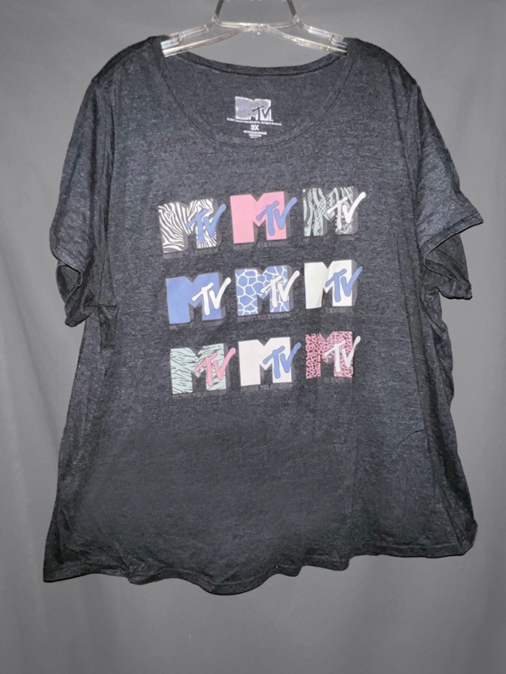 MTV Gray Logo T-Shirt